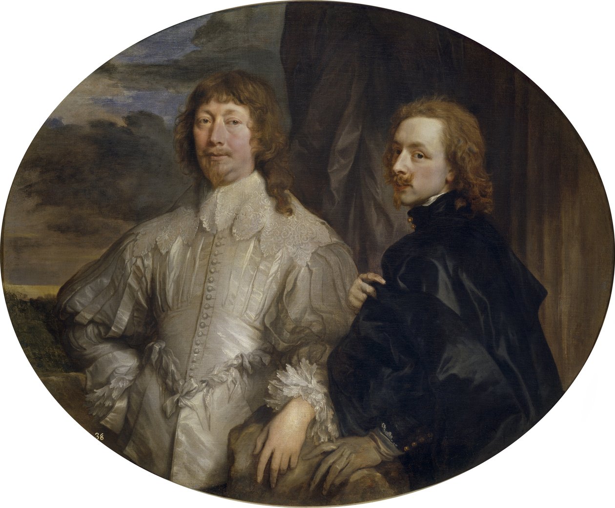 Sir Endymion Porter og Sir Anthony van Dyck af Anthony van Dyck