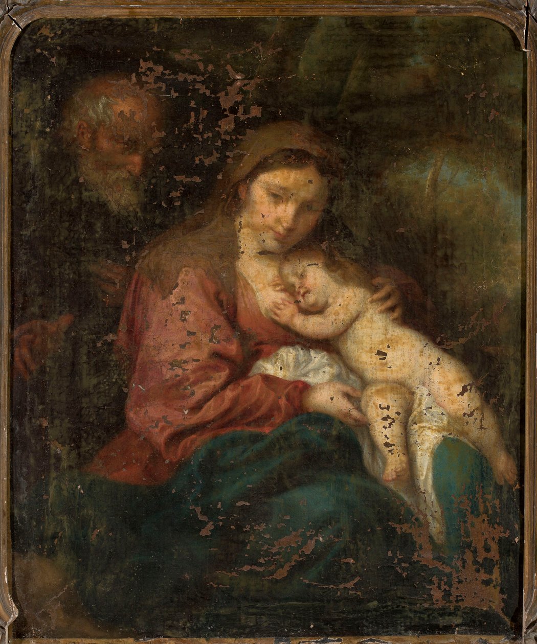 Den hellige Familie af Anthony van Dyck