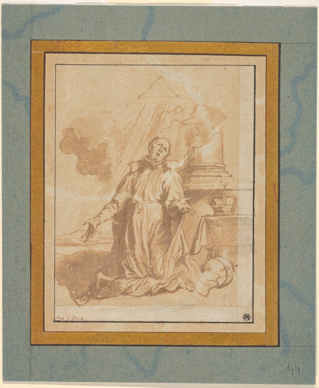 Der selige Aloysius Gonzaga in Ekstase af Anthony van Dyck