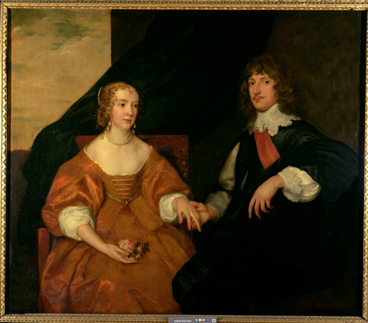 Jarlen og grevinden af Bedford af Anthony van Dyck