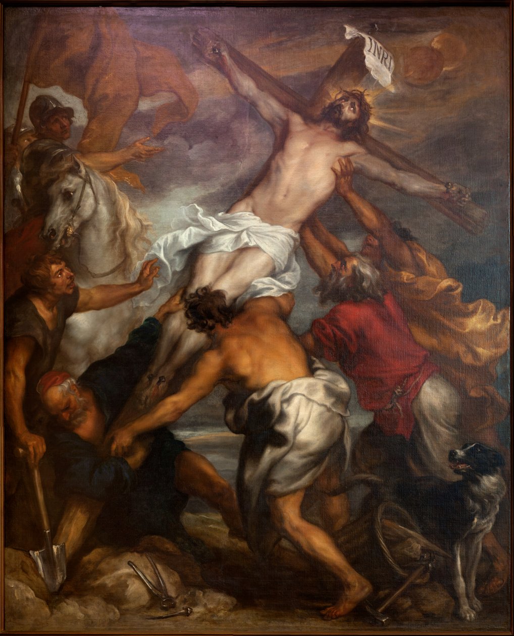 The Elevation of the Cross, før 1631 (olie) af Anthony van Dyck