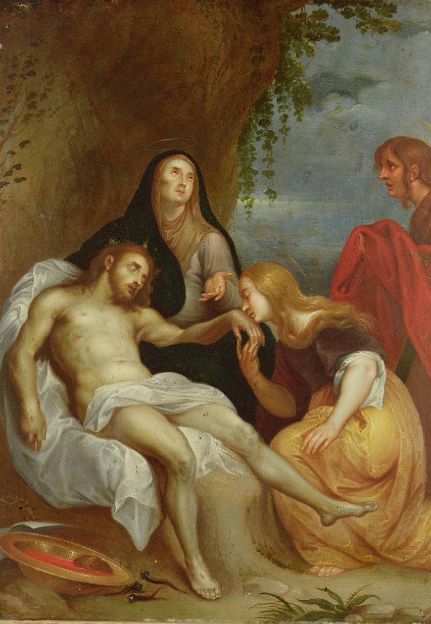 The Lamentation (panel) af Anthony van Dyck
