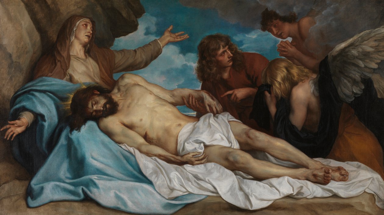 Klagesangen over den døde Kristus af Anthony van Dyck