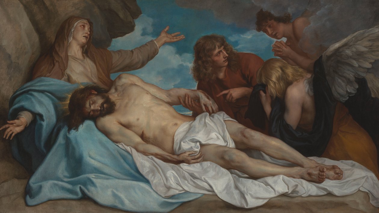 Klagesangen over den døde Kristus af Anthony van Dyck