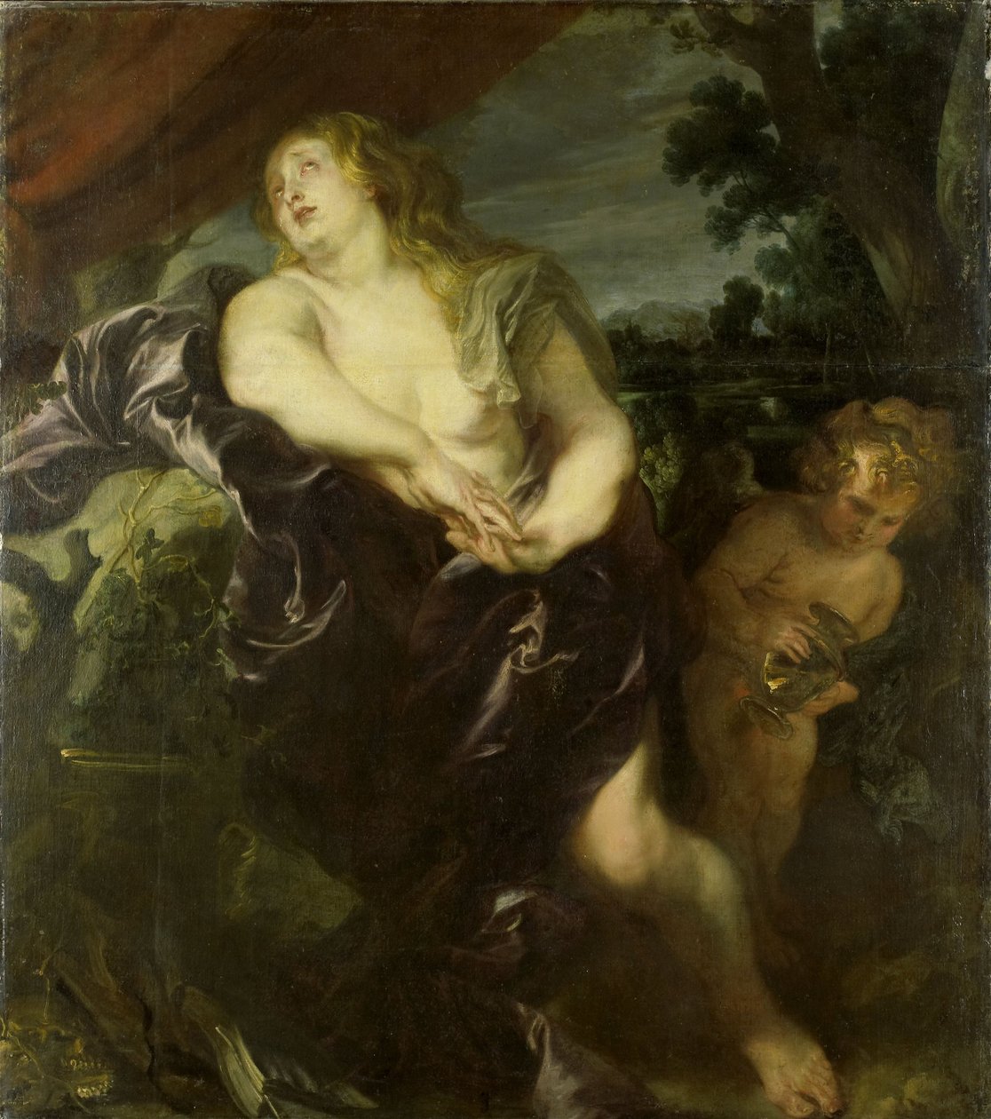 Den angrende Maria Magdalene, 1620-35 af Anthony van Dyck