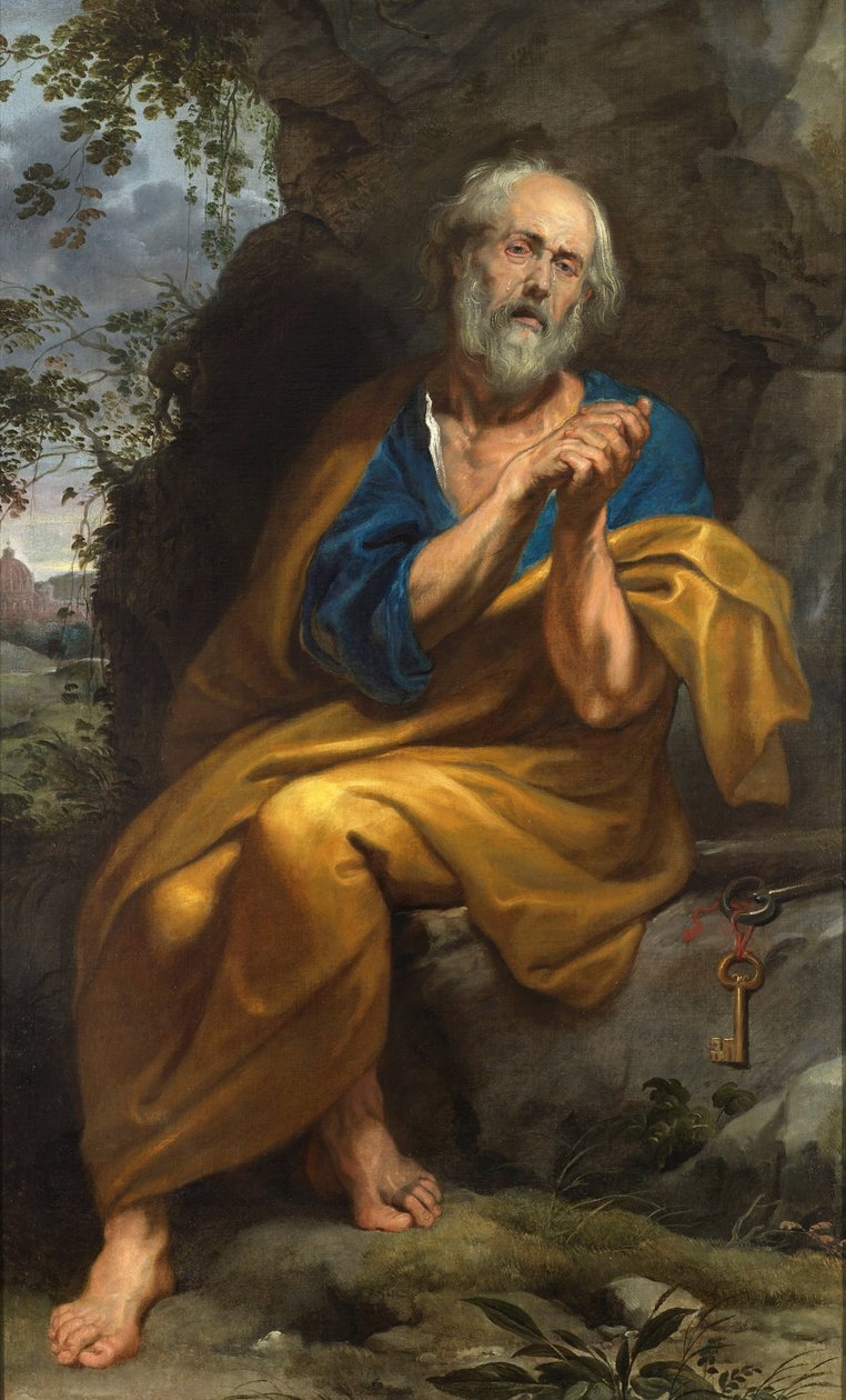Den angrende Sankt Peter af Anthony van Dyck