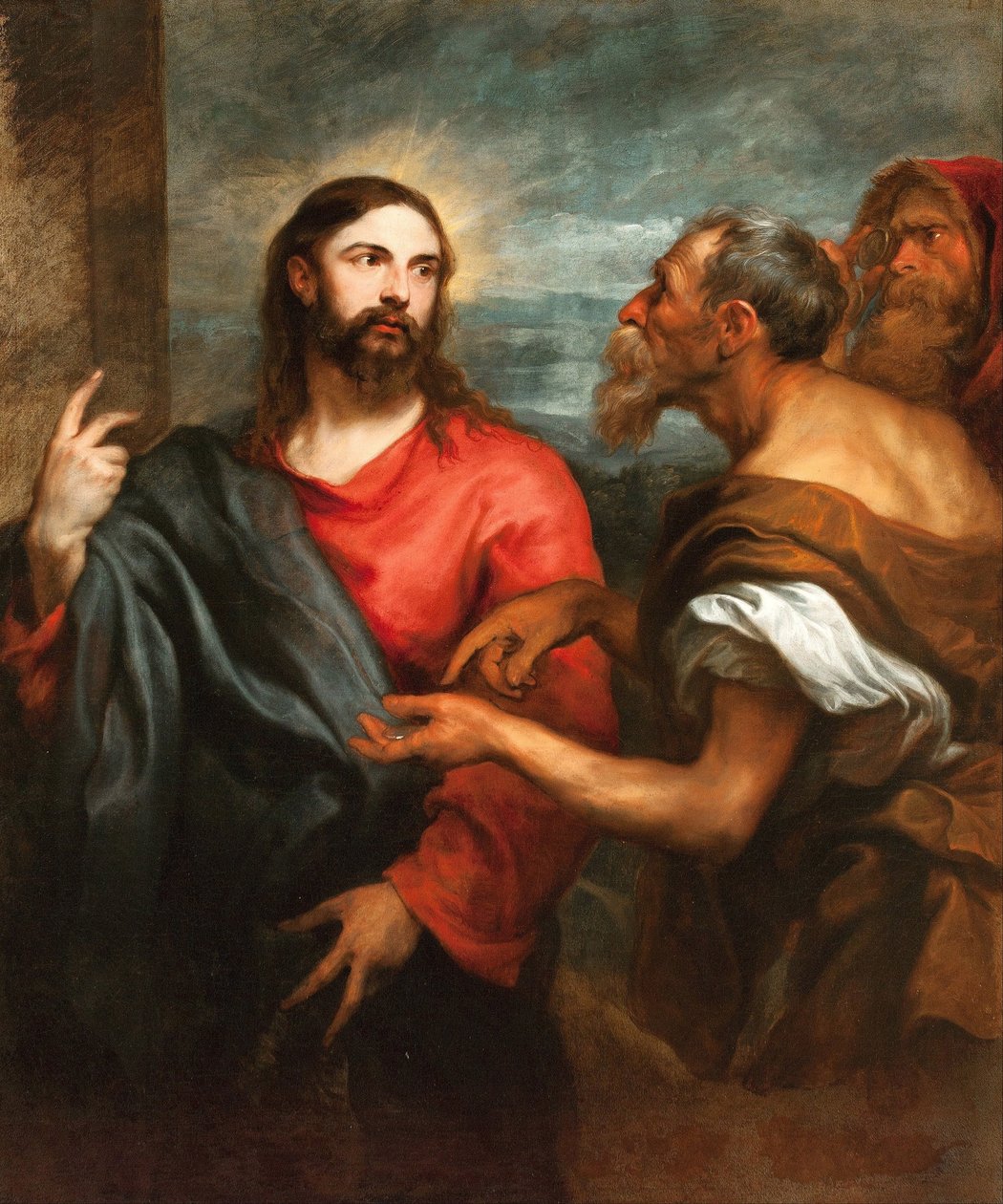 The Tribute Money, ca 1625 af Anthony van Dyck