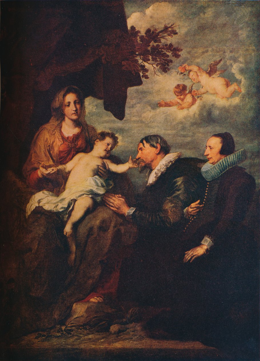 Jomfruen med donorer, c1630 af Anthony van Dyck