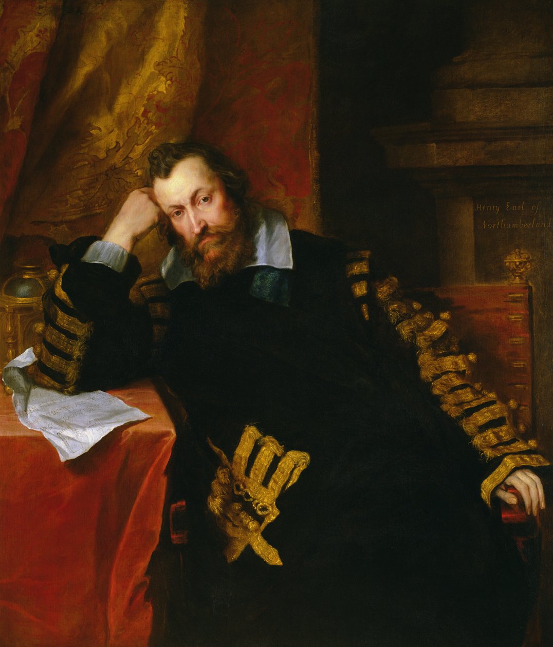 "The Wizard Earl", Henry Percy, 9. jarl af Northumberland, 1635 af Anthony van Dyck