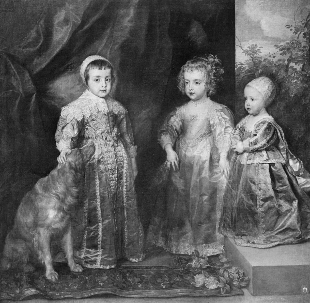 De tre sønner af Charles I, konge af England, 1630