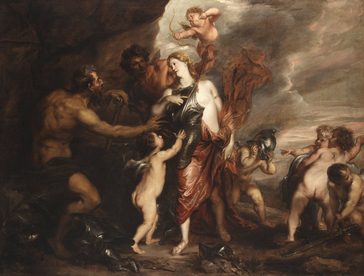 Venus ved Vulcans smedje, også kendt som "Thetis modtager Achilleus