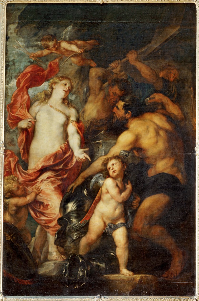 Venus beder Voulcain om våben til Enee ... af Anthony van Dyck