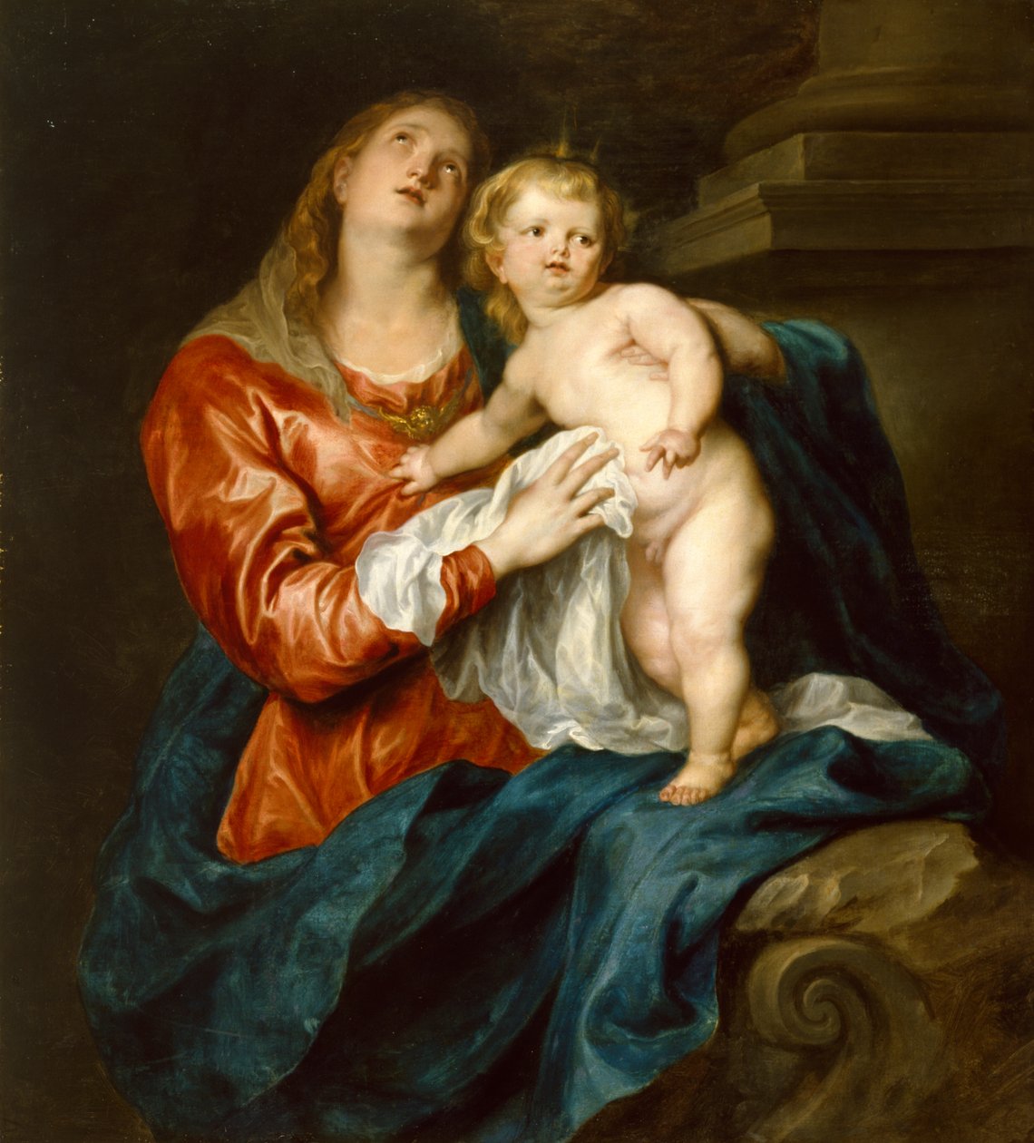 Jomfru Maria med barnet af Anthony van Dyck