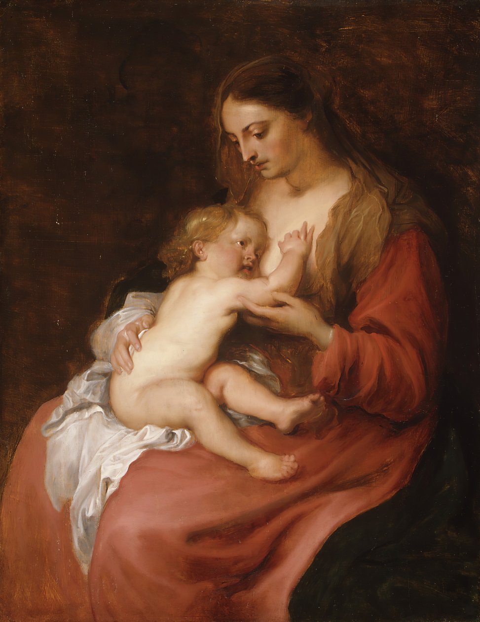 Jomfru og barn, ca. 1620. af Anthony van Dyck