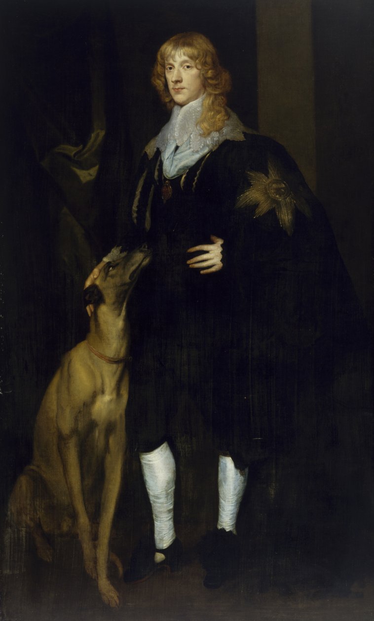 James Stuart, hertug af Lenox og Richmond, 1600-tallet af Anthony van after Dyck