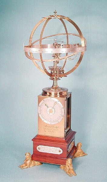 Astronomisk ur, 1773 (forgyldt kobber) af Antide Janvier