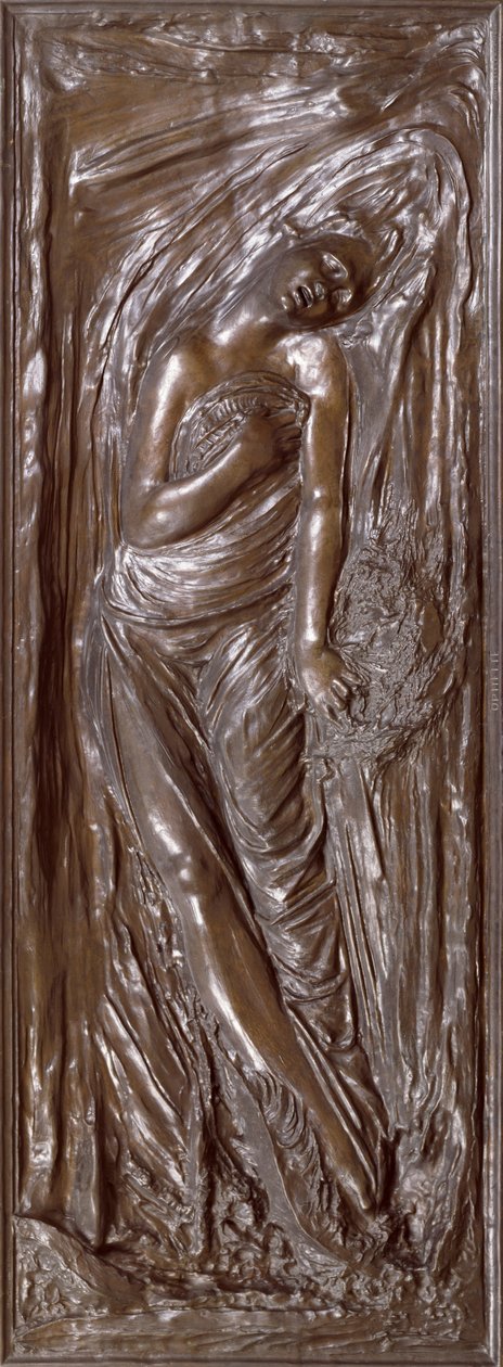 Ophelia, 1876 (bronze) af Antoine Augustin Preault