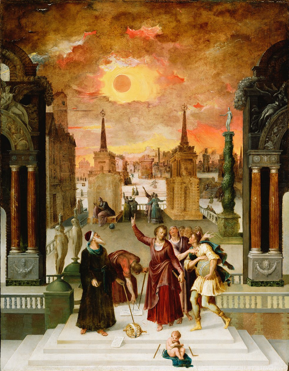 Areopagiten Dionysius omvender de hedenske filosoffer, 1570
