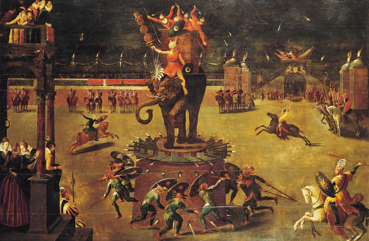 Elefantkarrusellen af Antoine Caron