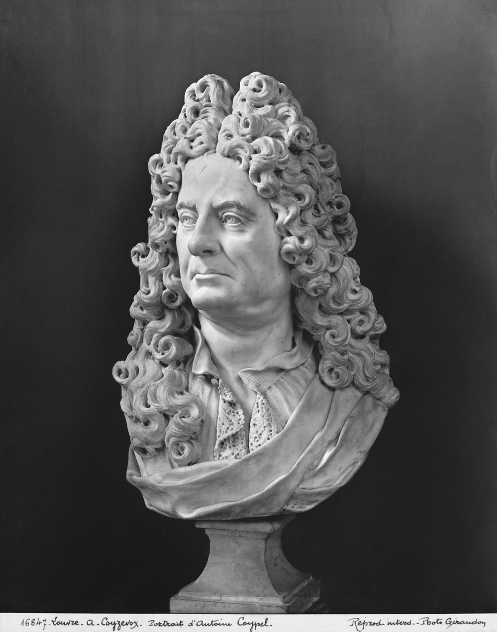 Buste af Antoine Coypel (marmor) af Antoine Coysevox