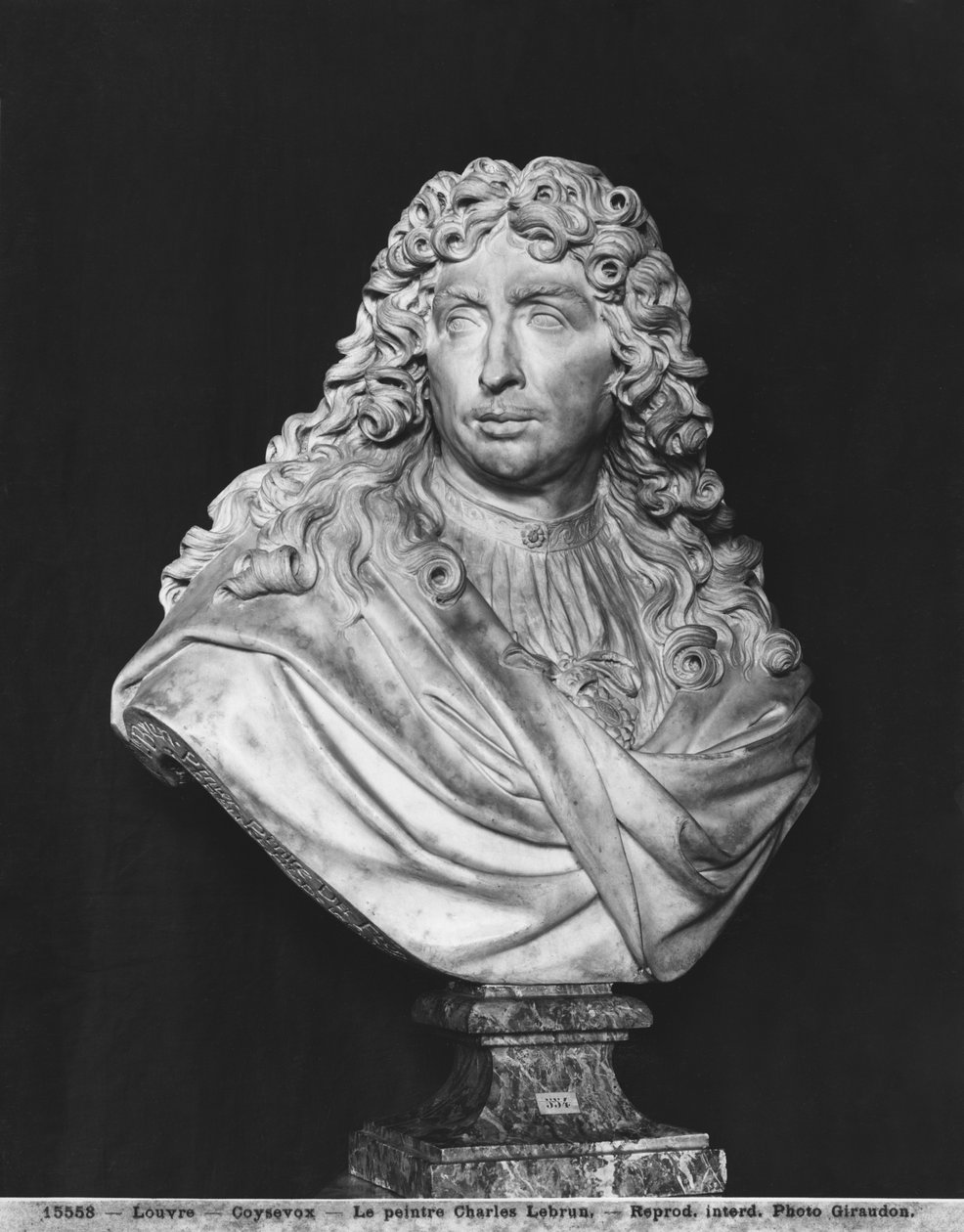 Buste af Charles Le Brun, 1679 (marmor) af Antoine Coysevox