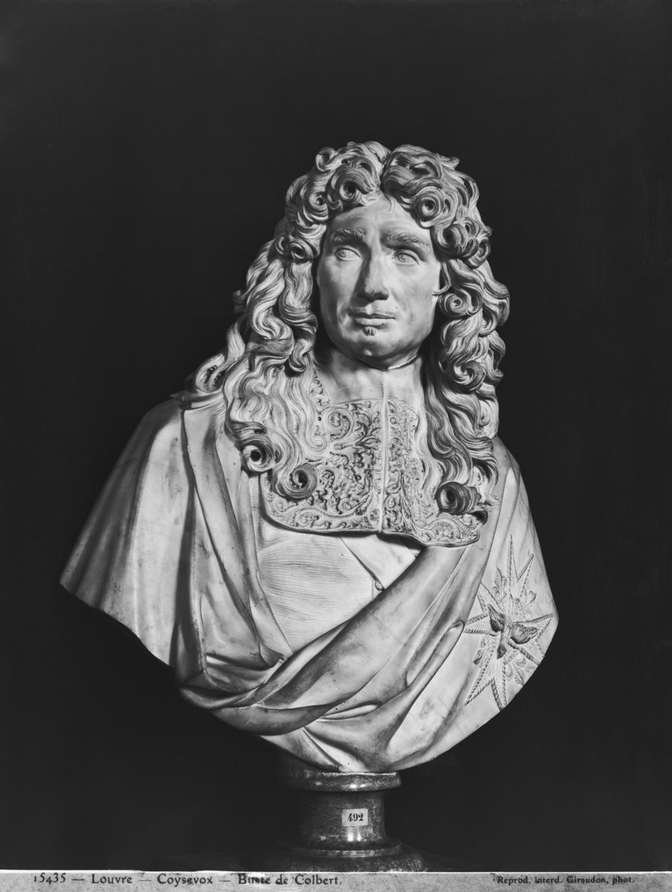 Buste af Jean-Baptiste Colbert de Torcy (marmor) af Antoine Coysevox