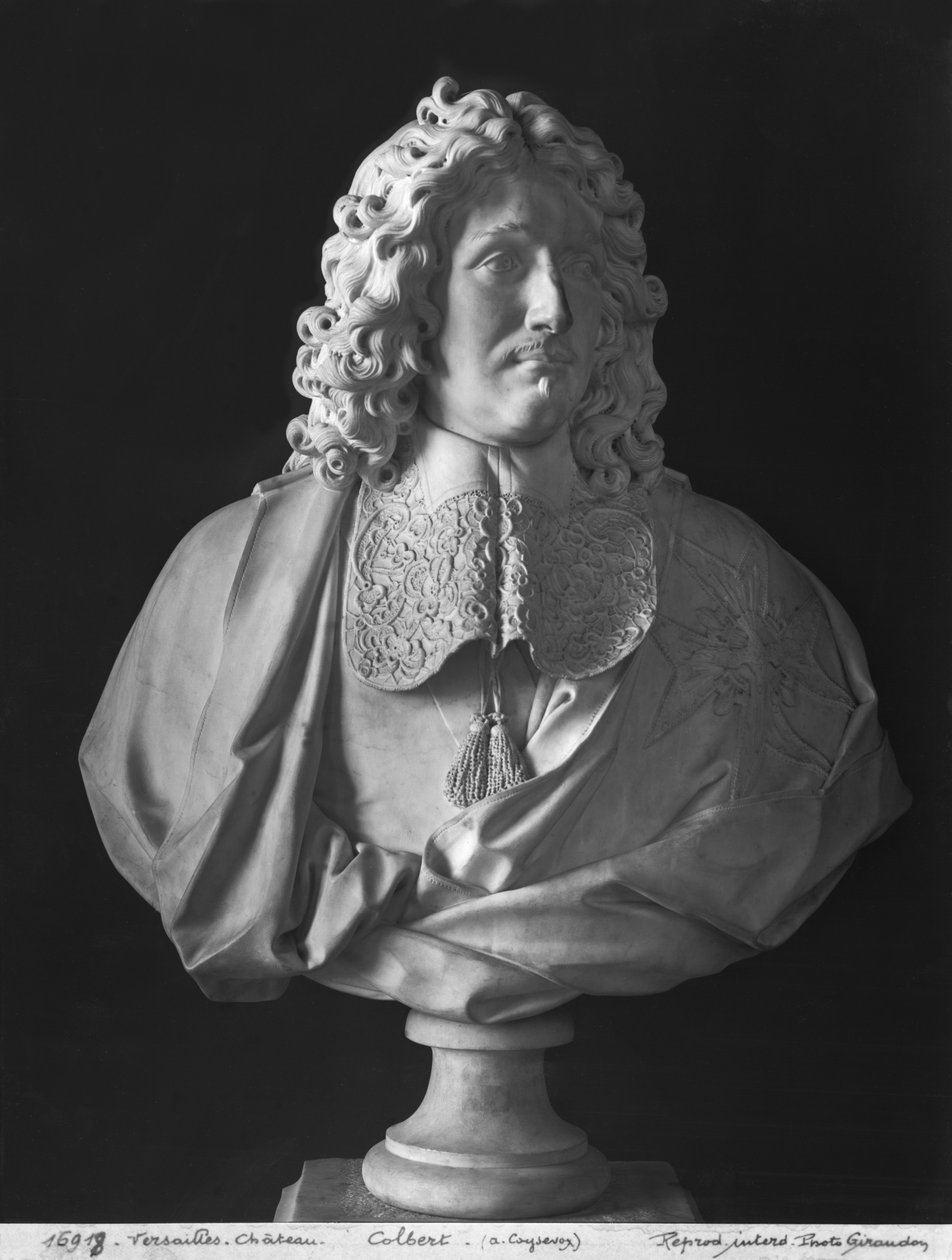 Buste af Jean-Baptiste Colbert de Torcy (marmor) af Antoine Coysevox
