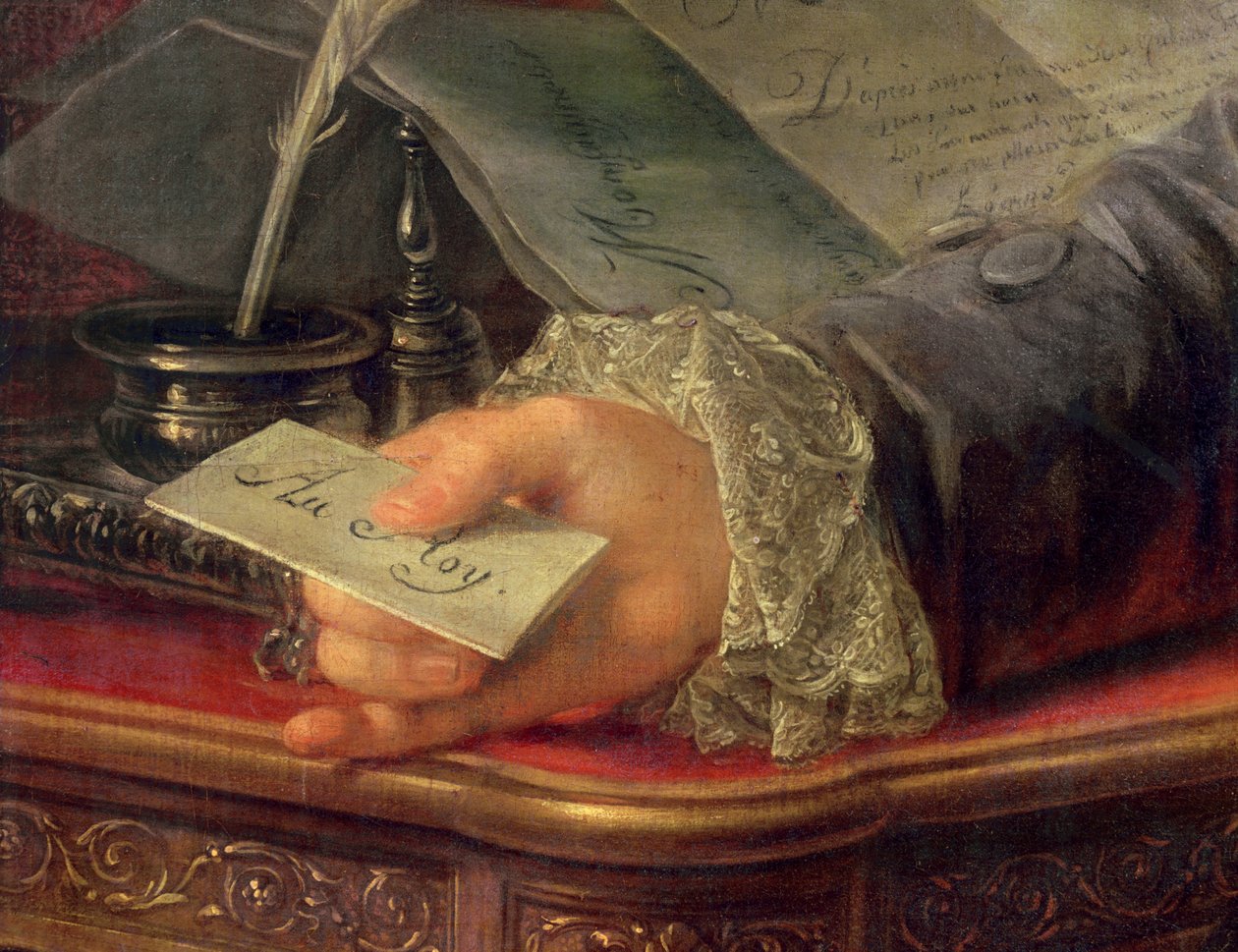 Charles Gravier (1719-87), greve af Vergennes (detalje af 257923) af Antoine François Callet