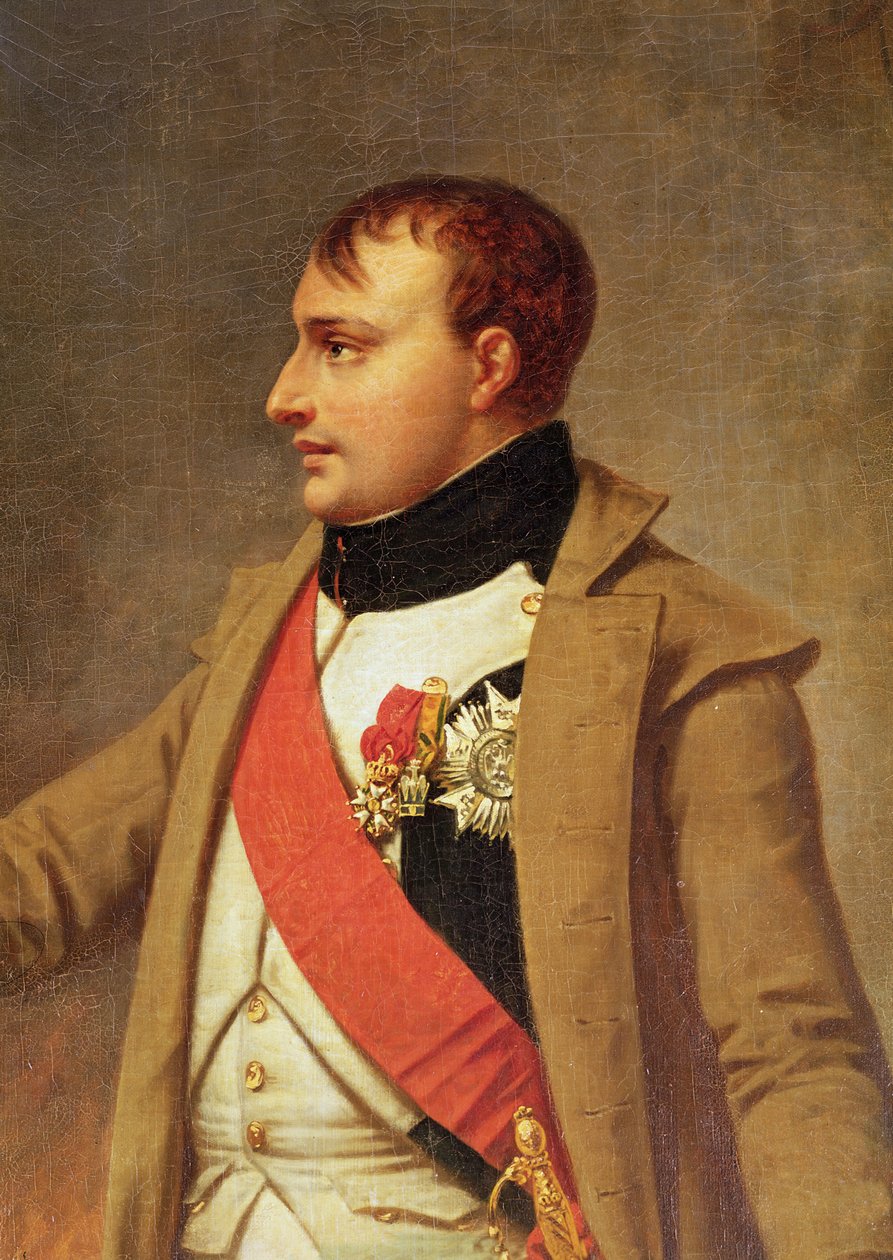 Detalje af Napoleons møde med Frans II efter slaget ved Austerlitz, ca. 1812 af Antoine Jean Gros