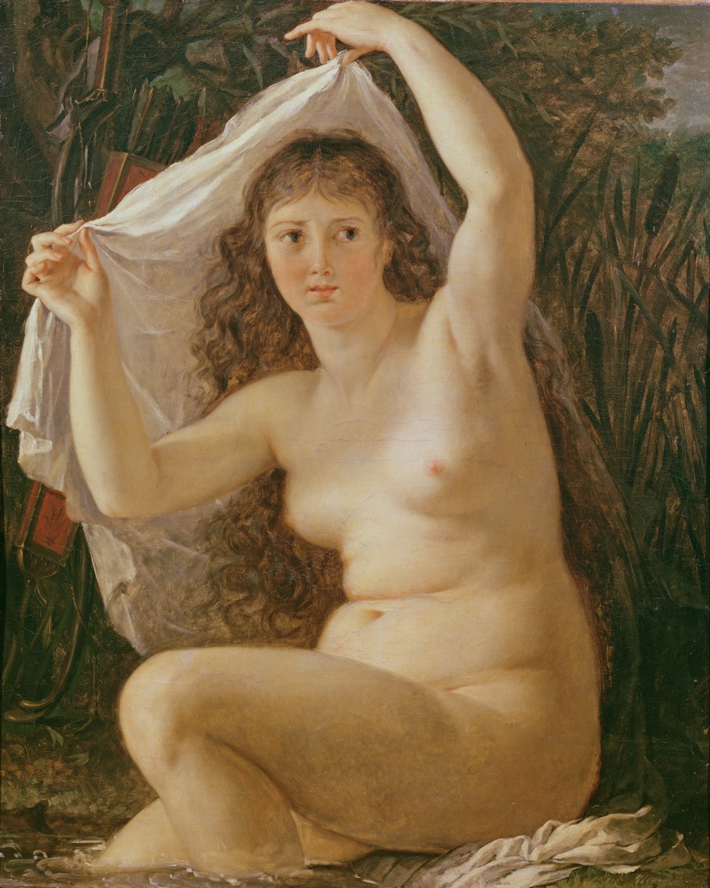 Diana bader, 1791 af Antoine Jean Gros