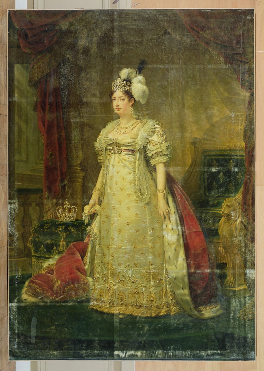 Portræt af Marie-Therese-Charlotte af Frankrig (1778-1851) hertuginde af Angouleme af Antoine Jean Gros