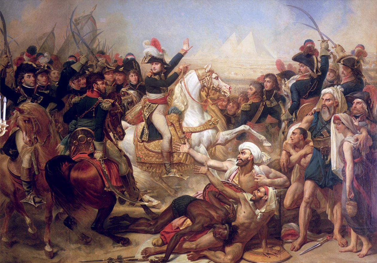 Slaget ved pyramiderne, 21. juli 1798 af Antoine Jean Gros