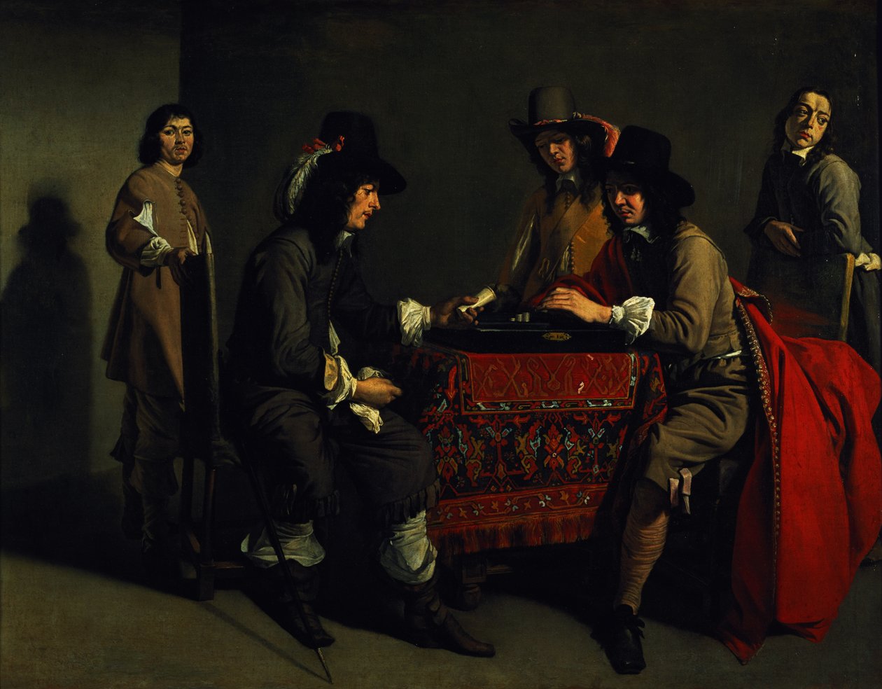 Backgammon-spillerne af Antoine Le Nain