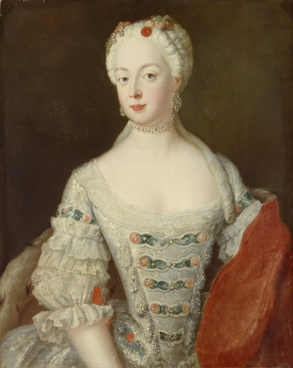 Kronprinsesse Elisabeth Christine af Preussen, c.1735 af Antoine Pesne