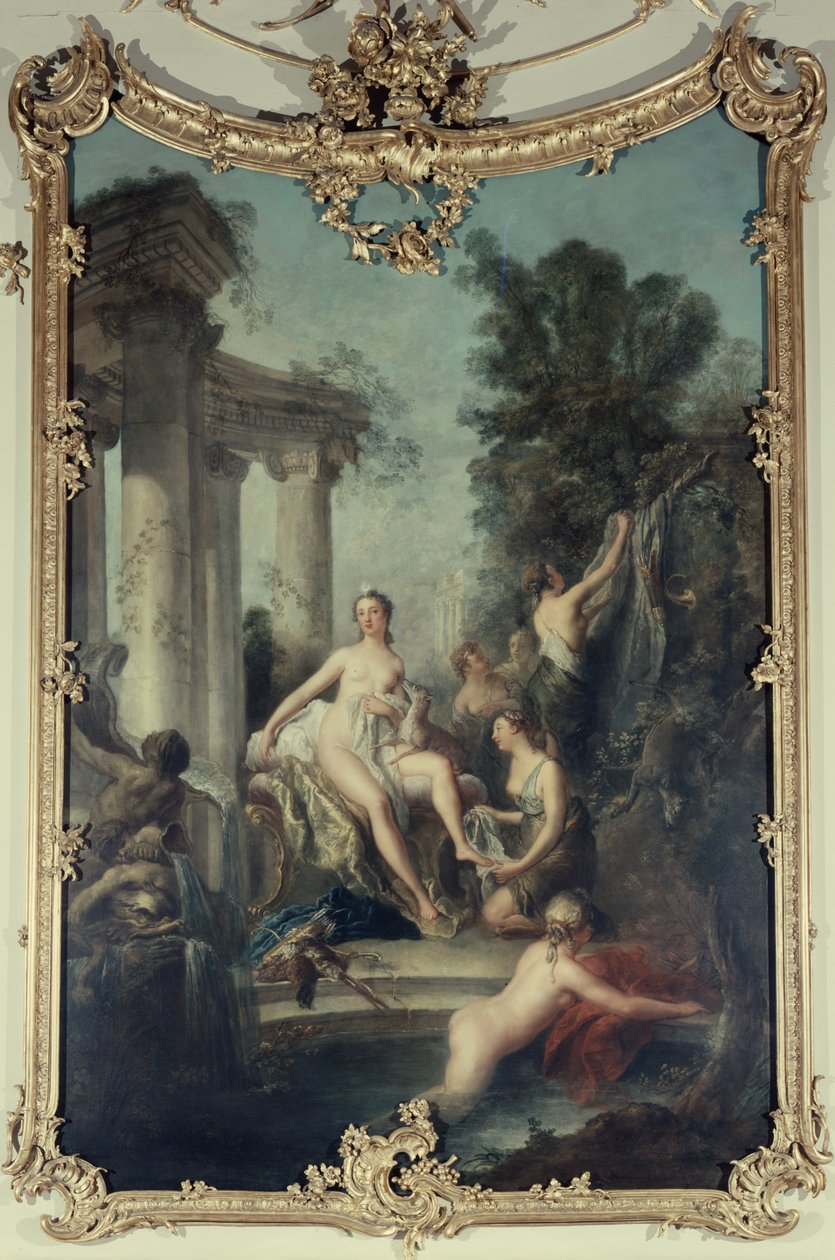 Diana og hendes nymfer bader, 1747 af Antoine Pesne