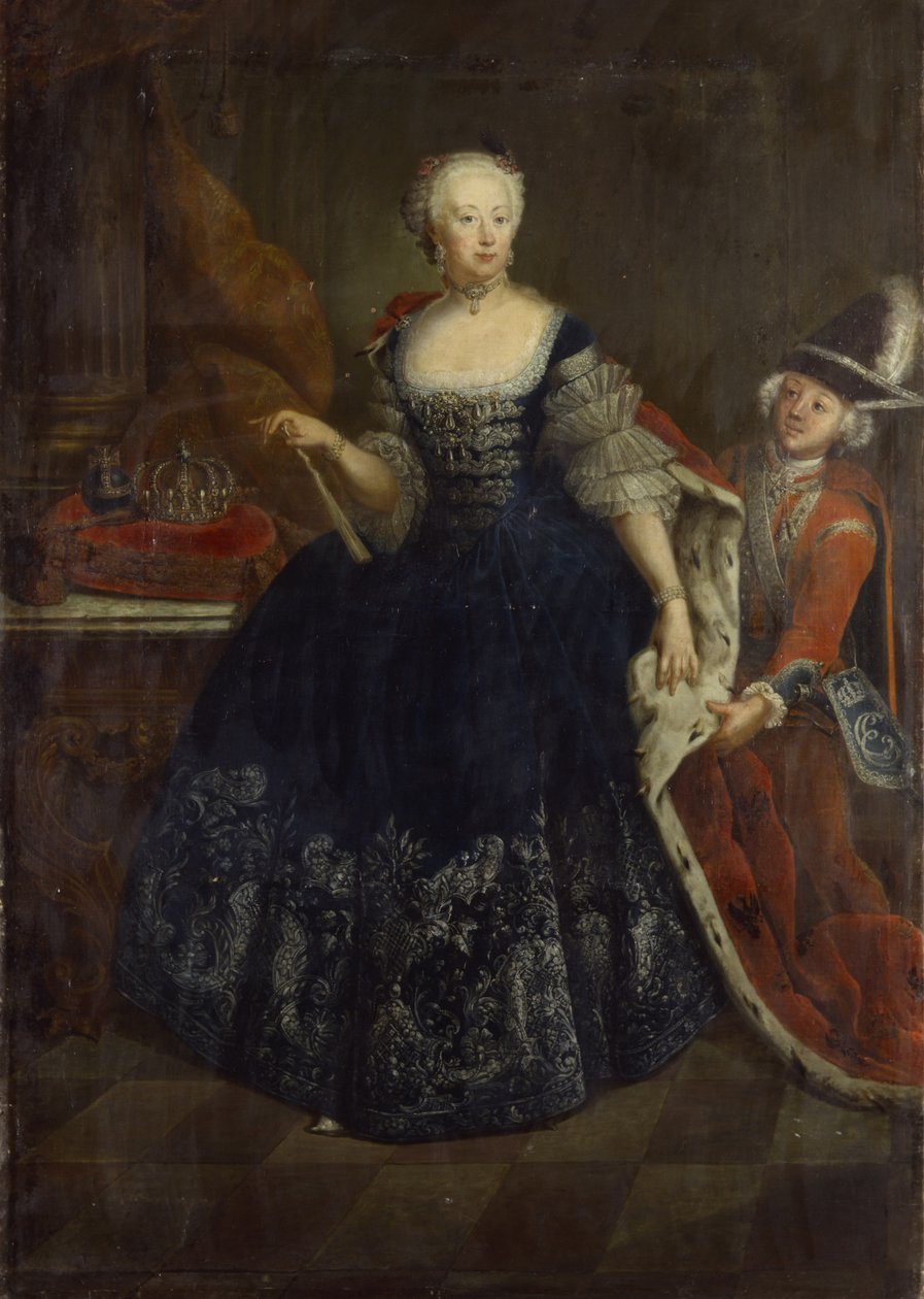 Elisabeth Christine af Braunschweig som dronning af Antoine Pesne