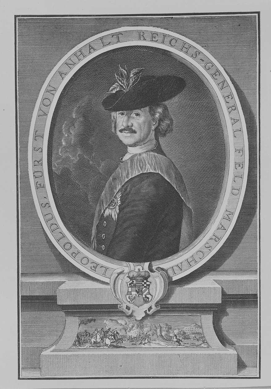 Leopold I, Prins af Anhalt-Dessau af Antoine Pesne