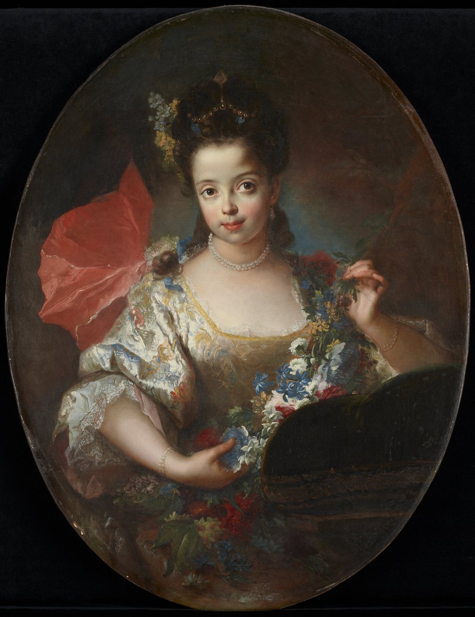 Portræt af Ursule-Anne Dubuisson af Antoine Pesne
