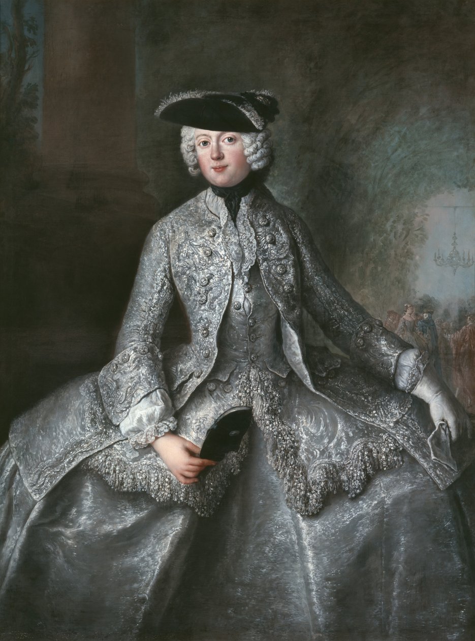 Prinsesse Amalie af Preussen (1723-1787) som Amazonas af Antoine Pesne