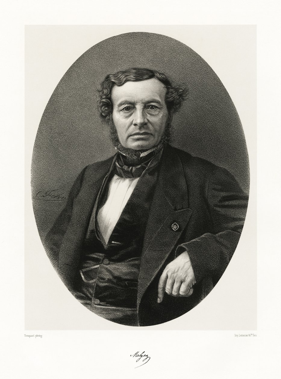 Joseph François Malgaigne, 1865-66 af Antoine Rene Trinquart