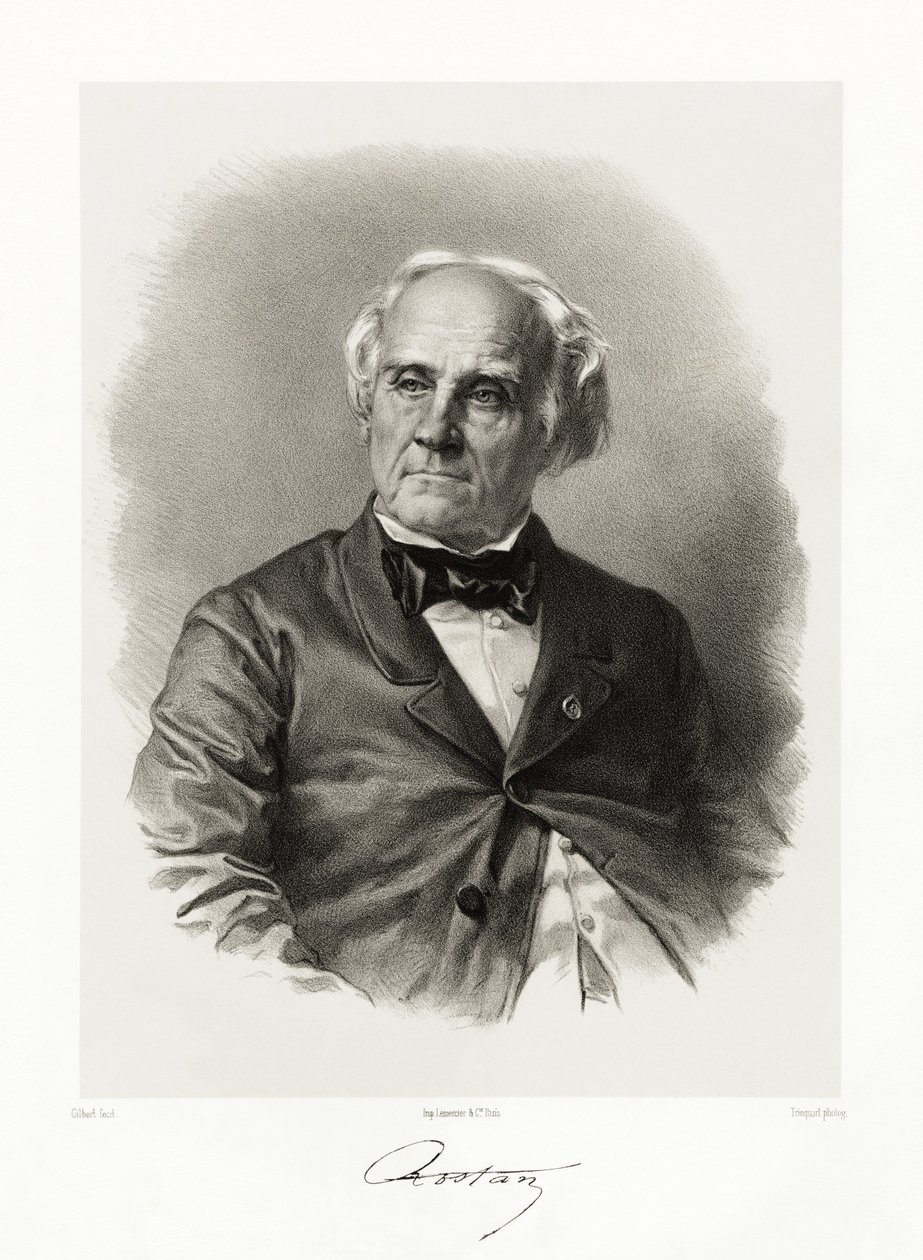 Léon Rostan, 1865-66 af Antoine Rene Trinquart