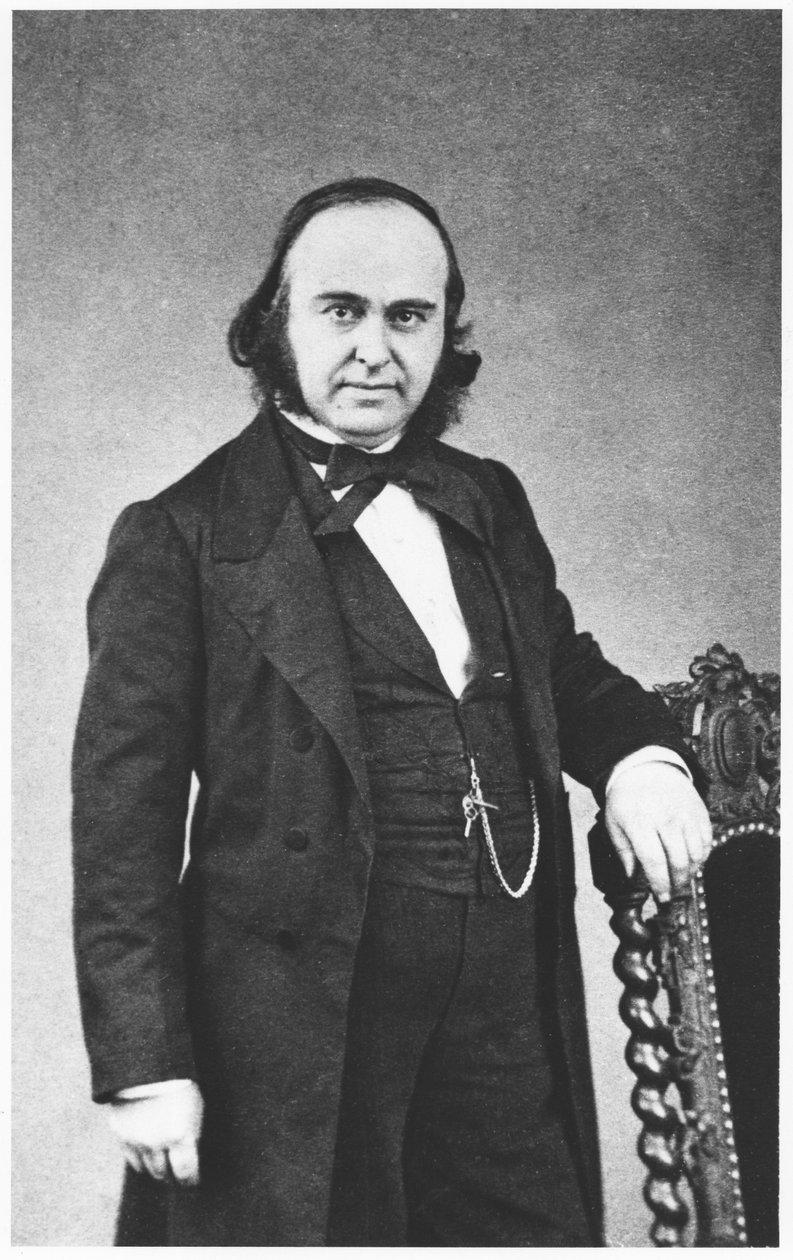 Fotografisk visitkort af Paul Broca (1824-80) c.1860-70 af Antoine Rene Trinquart