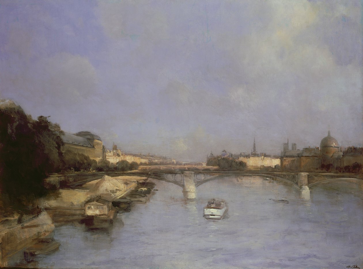 Seinen, Paris af Antoine Vollon