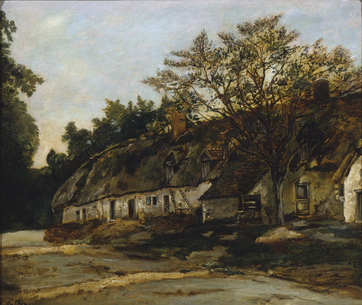 Stråtækt sommerhus af Antoine Vollon