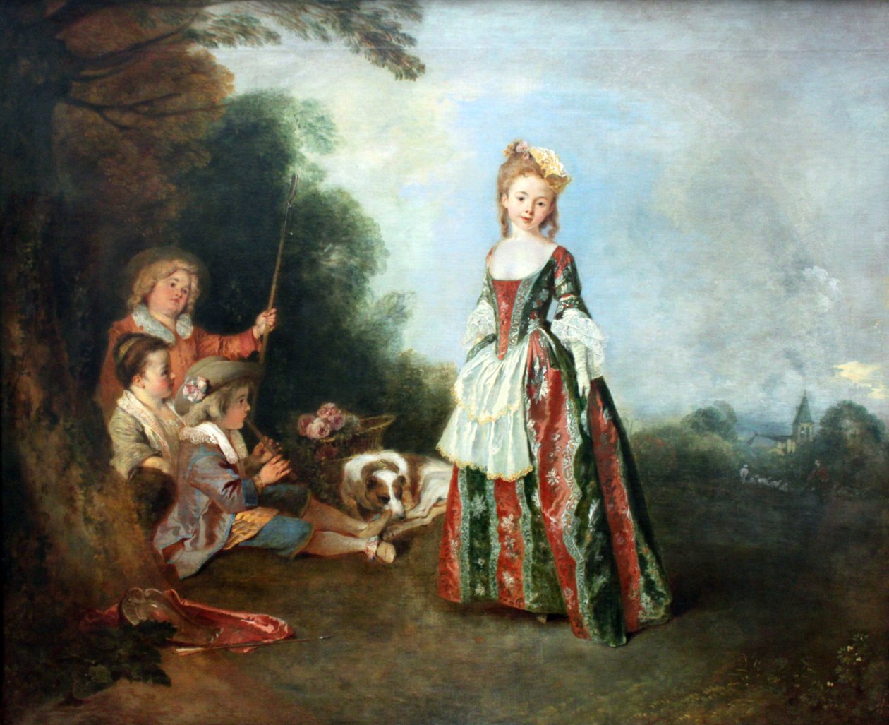 Dansen af Jean Antoine Watteau