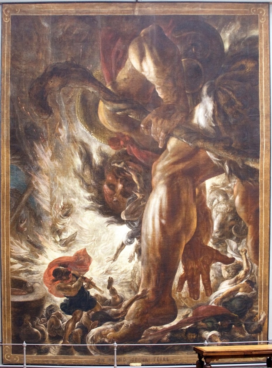 Jordens kæmpe af Antoine Wiertz