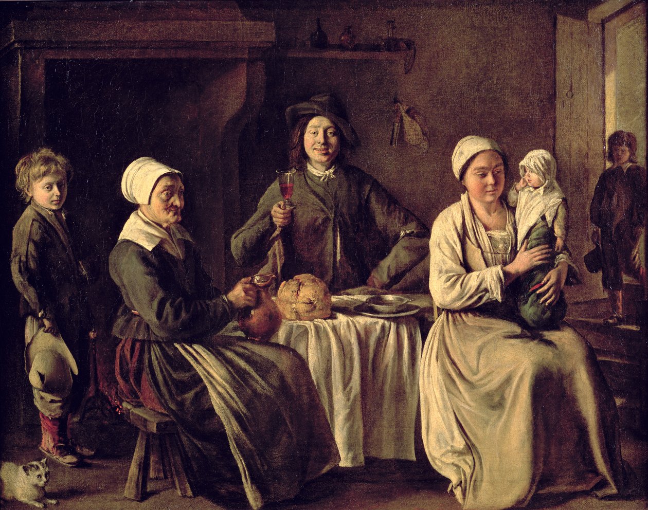 Bondefamilien, 1642 af Mathieu Le Nain
