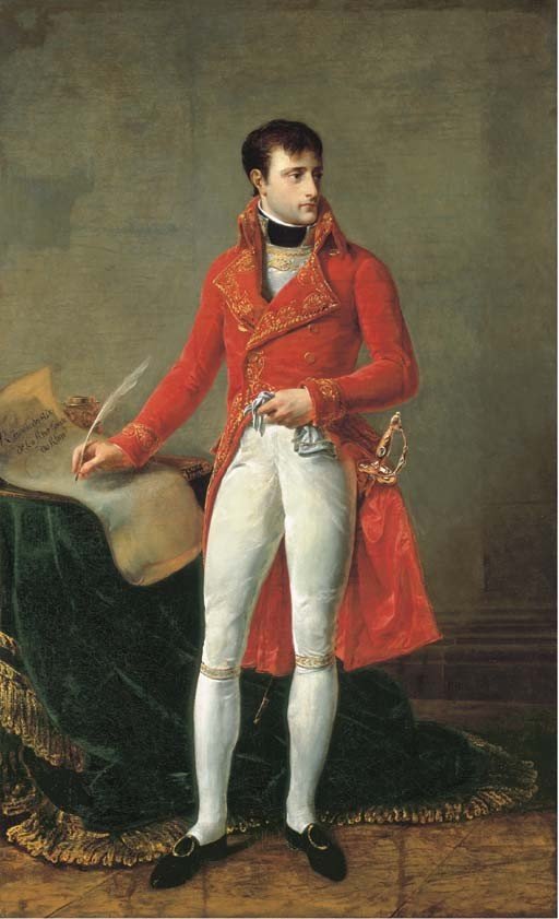 Portræt af Napoleon Bonaparte, i fuld længde, som første konsul af Antoine Jean Gros