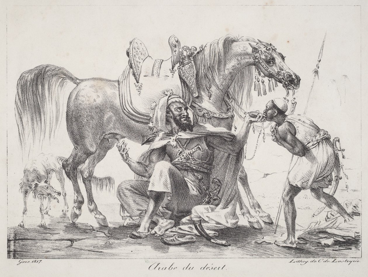 Desert Arab (Desert Arab) af Antoine-Jean Gros