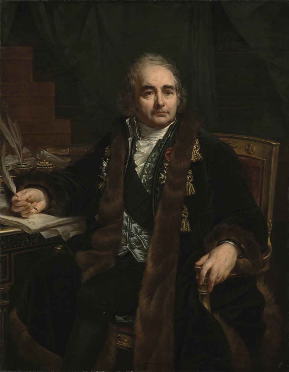 Portræt af grev Jean-Antoine Chaptal af Antoine-Jean Gros